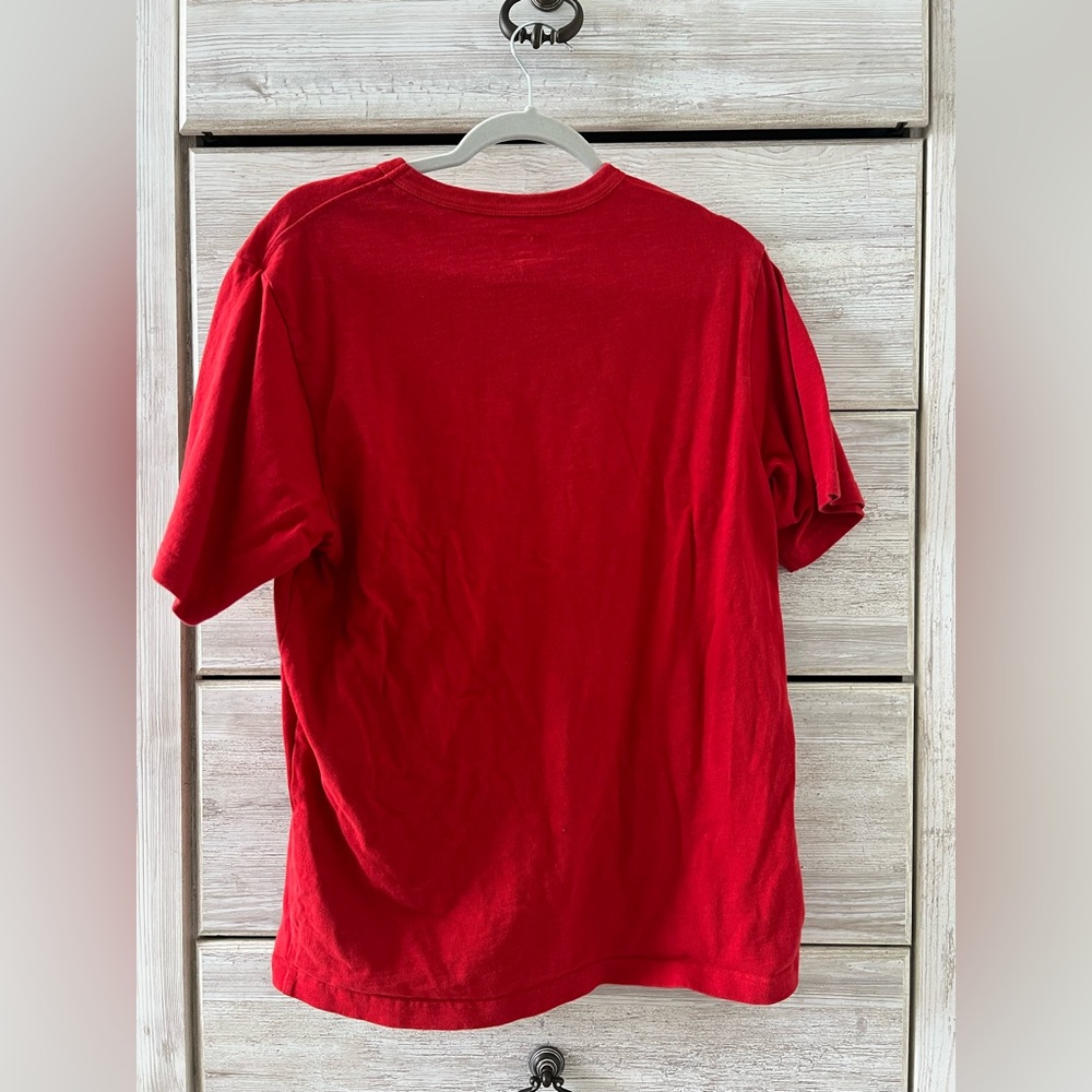 Supreme men’s  Red Graphic T-Shirt the fire design - Picture 5 of 5